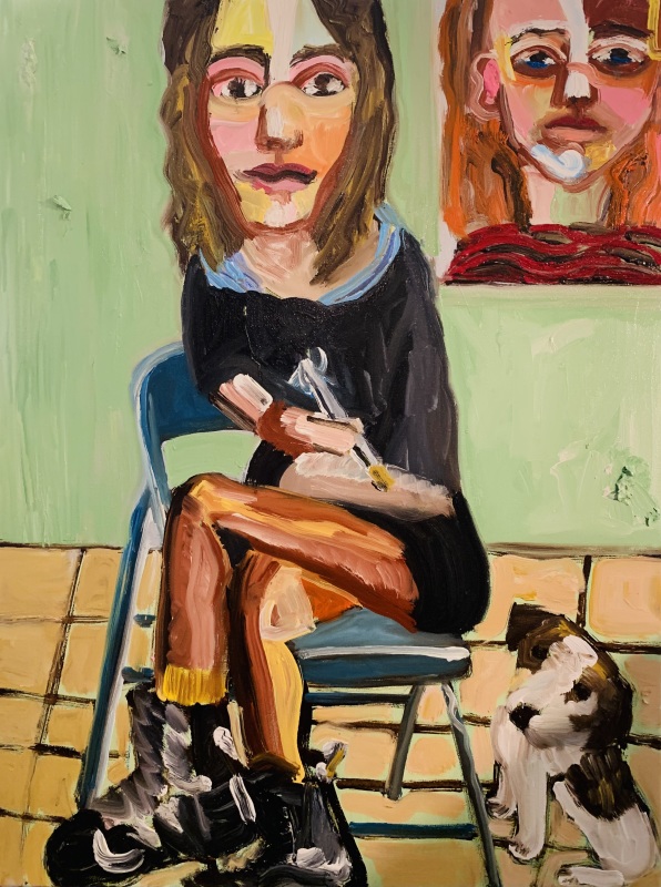 SELF-PORTRAIT before painting